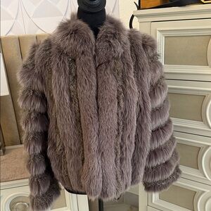 Saga fox purple coat rare piece